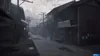 A dark, atmospheric street scene in what appears to be an old Japanese town. Produktbild-Vorschau