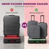 Kofferset 3tlg EVA Polyester Reisekofferset silbergrau Produktbild-Vorschau 8