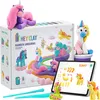 Hey Clay Regenbogeneinhörner, Plastikmasse + Zubehör, Produktbild-Vorschau 1