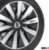 14" Zoll Radkappen Grau/Silber Radzierblenden Radblenden Produktbild-Vorschau 7