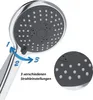 A close-up view of a shower head, with arrows and numbers indicating different spray settings. Anteprima dell’immagine prodotto