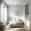 ROWIND Deckenventilator weiß/Eiche ohne Licht Ø90 wifi Produktbild-Vorschau 1