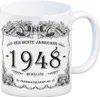 1948 der beste Jahrgang Kaffeebecher Tasse Kaffeetasse Produktbild-Vorschau 1