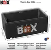 THERM BOX Polystyrénová škatuľa 20BL Vnútro: 45x25x17cm Náhľad obrázku produktu 2