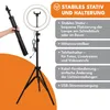 Anello luminoso LED KRUMAD con treppiede e supporto per Anteprima dell’immagine prodotto 4