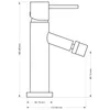 Mexen Rumba Bidetmischer, Chrom - 73520-00 Produktbild-Vorschau 2