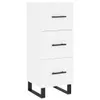 vidaXL Sideboard Weiß 34,5x34x90 cm Holzwerkstoff -  Produktbild-Vorschau 3