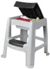 EDA 10183 Sgabello EDA, 1 gradino, PP, grigio/nero Anteprima dell’immagine prodotto 3