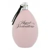 A pink perfume bottle with a black ribbon and silver spray nozzle. Podgląd zdjęcia produktu