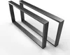 Two identical rectangular metal table legs are shown against a white background. Produktbild-Vorschau