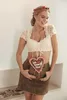 Nina von C. Spitzen Dirndlbluse "Valeska" Kurzarm 48462971 Produktbild-Vorschau 15