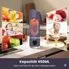 450ml tragbarer Akku Standmixer, USB Smoothie Maker to go, Produktbild-Vorschau 5