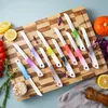 10 sztuk Nóż kuchenny 18 cm z ergonomicznym uchwytem - Podgląd zdjęcia produktu 2