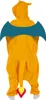 Costume de dragon enfants Carnaval Avec des ailes Capuche Voir les images du produit 2