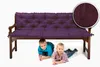 sunnypillow Bankauflage Stuhlkissen Bankkissen 110 x 50 x Produktbild-Vorschau 2
