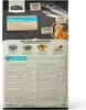 The back of a bag of dog food, showing nutritional information, ingredients, and brand commitments. Náhľad obrázku produktu