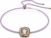 Swarovski Damen Dulcis Halskette Kissenschliff, Roséfarben Produktbild-Vorschau 3