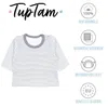 TupTam Baby Jungen Langarmshirt Gestreift 5er Set, Farbe: Produktbild-Vorschau 1