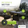 Juskys Polyrattan Gartentisch Yoro eckig - wetterfest 60x60 Produktbild-Vorschau 5