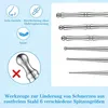 Akupressur Stift Set 3er, Edelstahl Massage Stift Produktbild-Vorschau 6