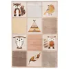 Kinder Teppich Maui Kids Waldtiere Beige Braun, Produktbild-Vorschau 5