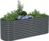 vidaXL Garten-Hochbeet 240 x 80 x 81 cm Verzinkter Stahl Produktbild-Vorschau 3