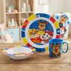 Paw Patrol Chase Marshall Kinder Geschirr-Set 3 teilig Produktbild-Vorschau 1