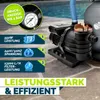 tillvex® Filtre à sable pour piscine gris 13.200L/h jusqu'à Voir les images du produit 4