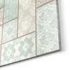DEQORI Küchenrückwand Glas 60x60 cm 'Fliesenpoesie' Produktbild-Vorschau 5