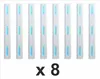 Marina Grey 12 set di 8 pezzi - parabordo per pontile, Anteprima dell’immagine prodotto 1