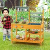COSTWAY Venkovní dětská kuchyňka, bahenní kuchyňka na hraní Náhled obrázku produktu 2