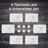 Tischset 6x45x30 cm + 6x10fi cm Platzset Tischmatte Produktbild-Vorschau 4