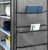 Intirilife Faltschrank 170x58x28 cm in ASCH GRAU - mit Produktbild-Vorschau 7