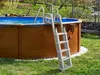 Doppeltreppe für Pool "Mario" mit Kindersicherung Produktbild-Vorschau 2