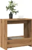 vidaXL Stolik boczny dębowy Artisan 50x26x50 cm materiał Podgląd zdjęcia produktu 7