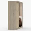 Armoire à portes coulissantes Armoire 150 cm Sonoma/blanc Voir les images du produit 9