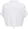 ONLY Bluse verkürzt Halbarm Knoten-Detail Größe: M Produktbild-Vorschau 7