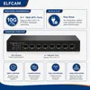 Elfcam - Unmanaged Glasfaser-Switch 10Gb 8x SFP 10G, Plug & Produktbild-Vorschau 2