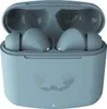A pair of blue wireless earbuds in their charging case. Anteprima dell’immagine prodotto