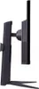 Side view of a black computer monitor on a stand. Produktbild-Vorschau