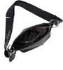 An open black handbag with its strap visible. Produktbild-Vorschau