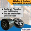 2 Stück Hubwagenräder Gummi 180 x 50/50 mm, Achse 20 mm Produktbild-Vorschau 6