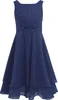 Ragazze Estate Abito Taglia 168 Cm Chiffon Senza Maniche Anteprima dell’immagine prodotto 1