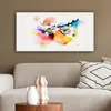 MuchoWow® - Leinwandbilder - Aquarell - Regenbogen - Produktbild-Vorschau 5