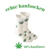 Socken aus Hanf 38-41 Weiß Hanfsocken für Alltag, Outdoor, Produktbild-Vorschau 1