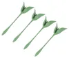4PCS Serviettenhalter Blumenform Kunststoff Handtuchhalter Produktbild-Vorschau 2