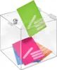 Losbox aus Acrylglas mit Schloß in 200x200x200mm - Zeigis® Produktbild-Vorschau 1