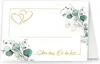 20 Tischkarten Eucalyptus Golden Hearts - Herzen um Produktbild-Vorschau 2