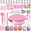 Torten Zubehör Set 255 Stücke Drehbar Backset Spritztüllen Produktbild-Vorschau 1