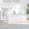 vidaXL Klietka pre malé zvieratá Transparent 143x107x93 cm Náhľad obrázku produktu 2